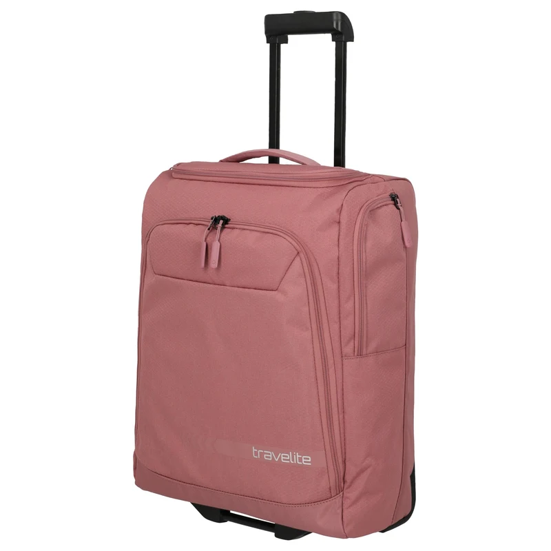 Travelite Kick-Off - Trolley de cabina con 2 ruedas S 55 cm (rose)