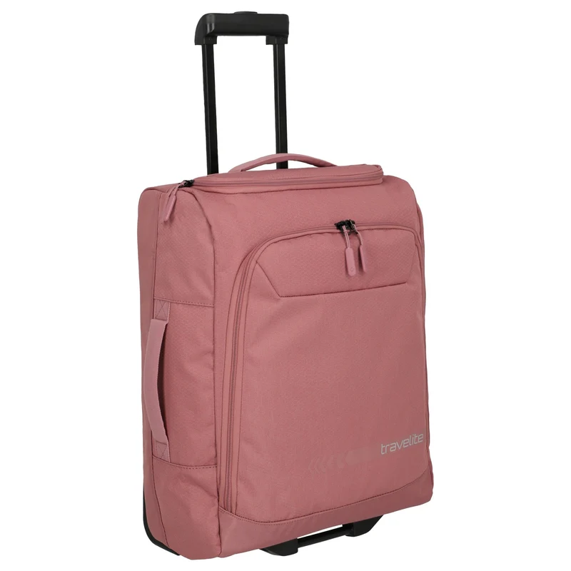 Travelite Kick-Off - Trolley de cabina con 2 ruedas S 55 cm (rose)