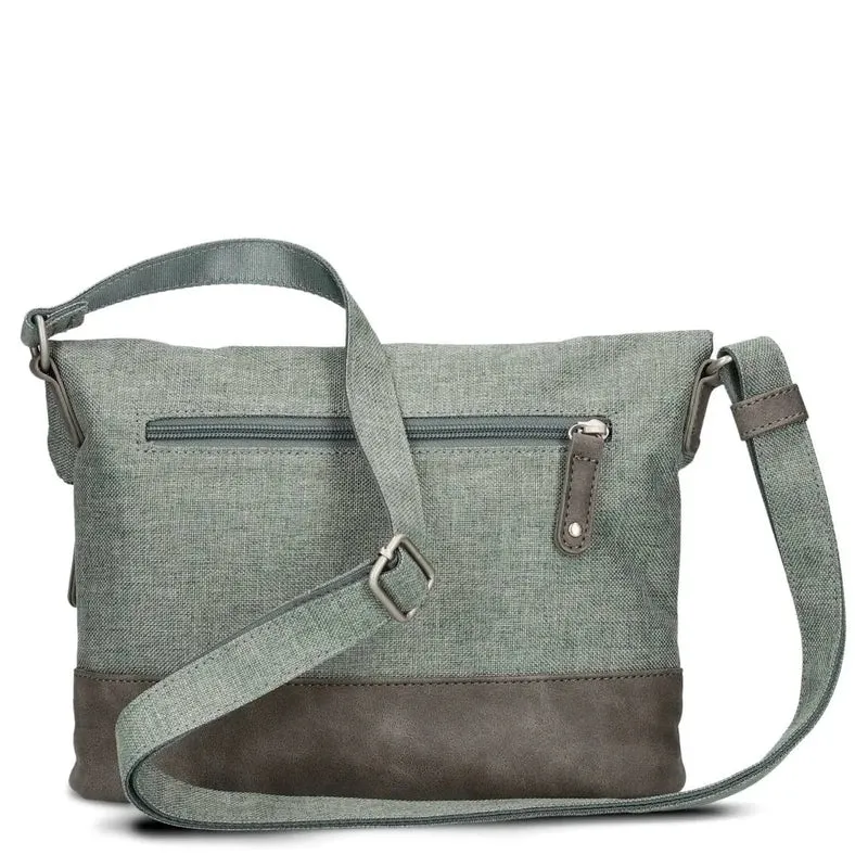 zwei Olli OT6 - Bolso de hombro 20/29 cm (salbei)