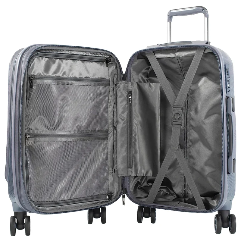 Heys Vantage Smart Access - Trolley de cabina S 4 ruedas 15.6" 53 cm expandible (slate blue)