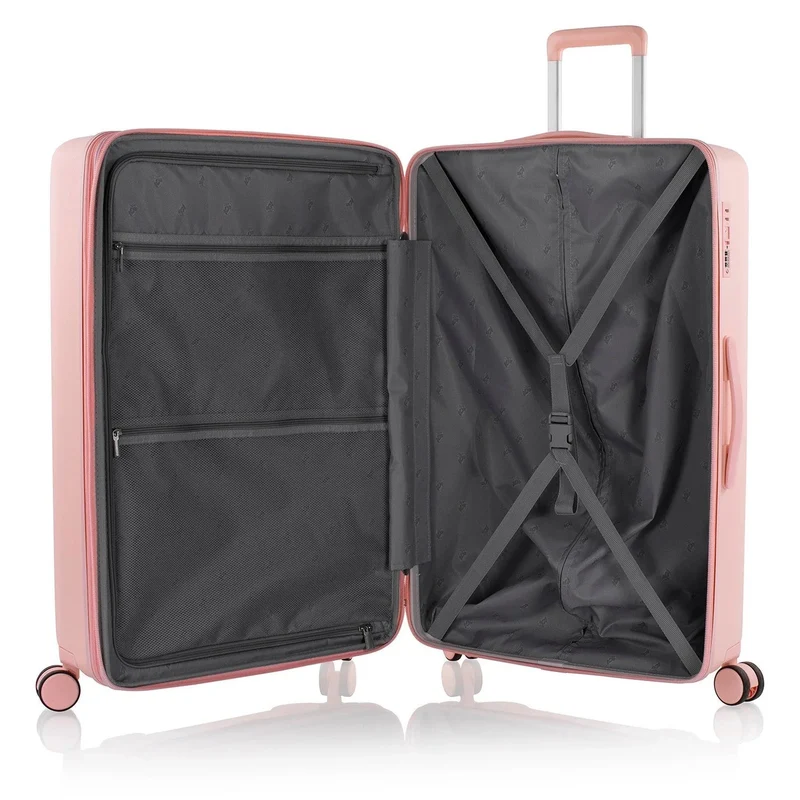 Heys Pastel - Set de trolley de 4 ruedas 3 piezas expandible (blush)