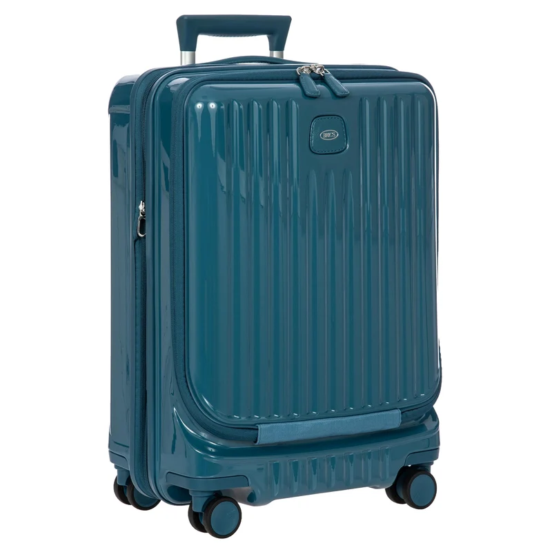 Brics Positano - Trolley de cabina con 4 ruedas 55 cm USB erw. (oktan)