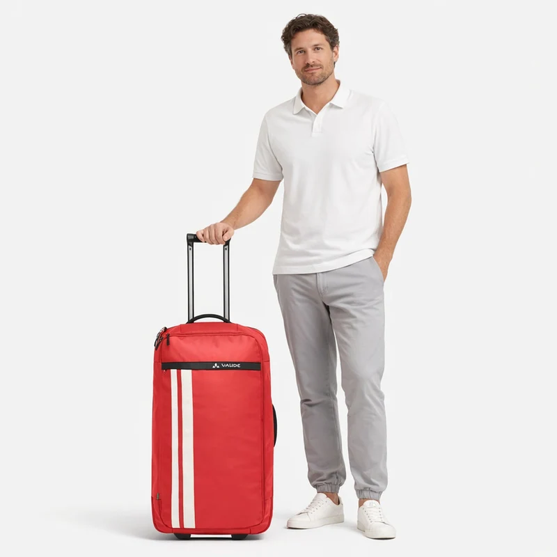 Vaude Takutea 90 - Bolsa de viaje con ruedas L 77 cm (rot)