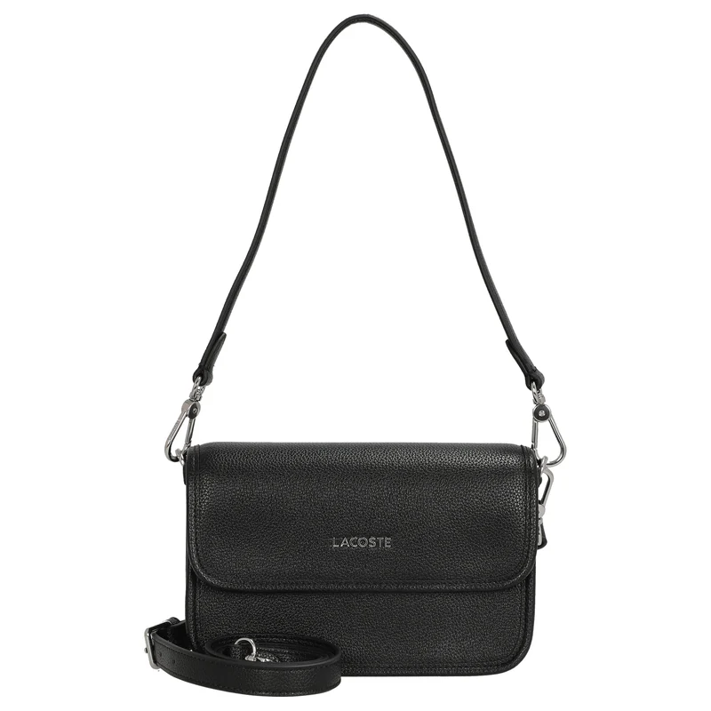 Lacoste Flap Crossover Bag - Bolso bandolera 21 cm (noir)