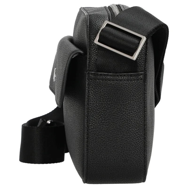 Lacoste Nomogramme Embossed - Bolso bandolera 23 cm (noir)