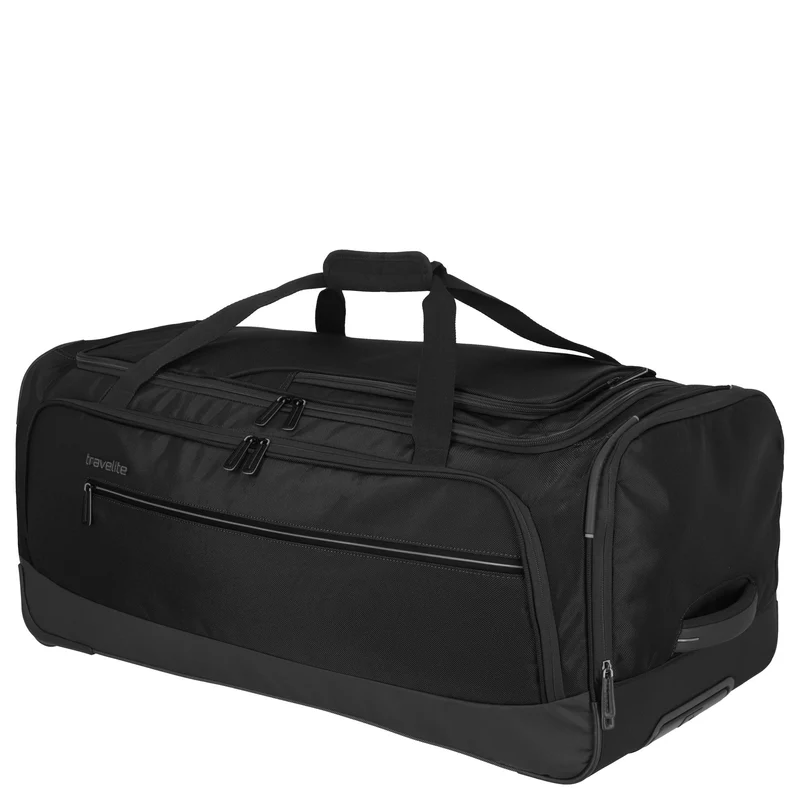 Travelite Crosslite - Bolsa de viaje con 2 ruedas 79 cm (black)