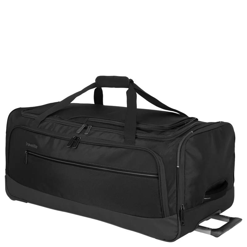 Travelite Crosslite - Bolsa de viaje con 2 ruedas 79 cm (black)