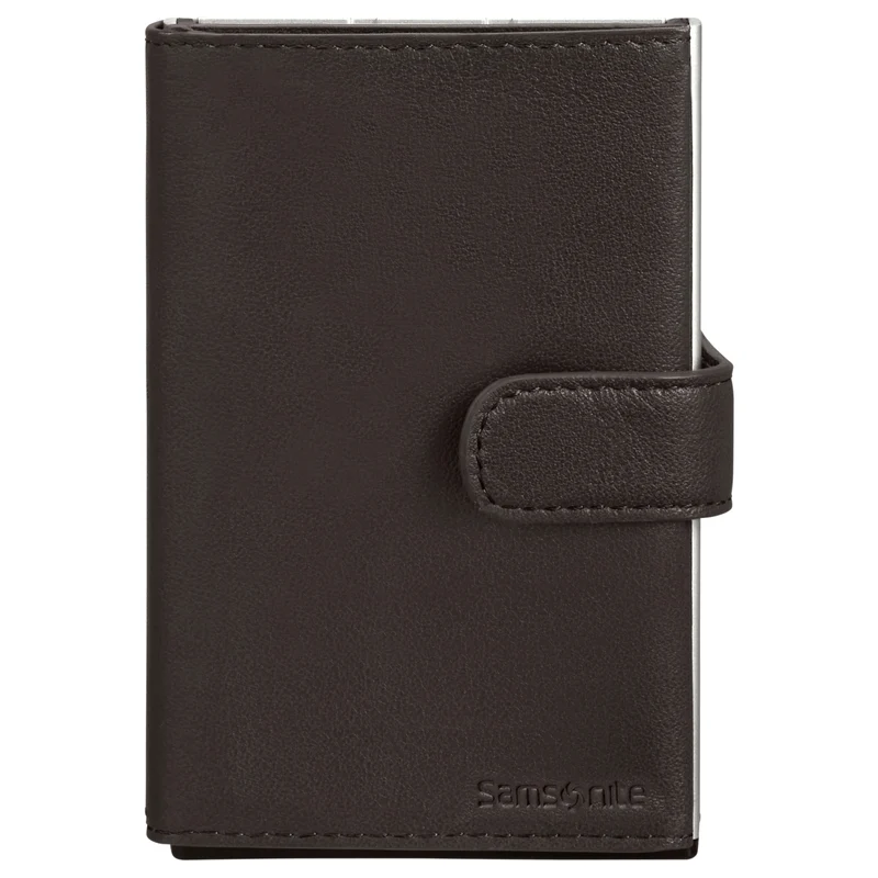 Samsonite Alu Fit 202 - Tarjetero 8cc 10.2 cm RFID (dark brown)