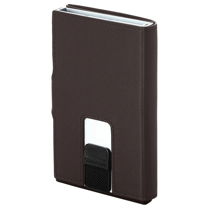Samsonite Alu Fit 202 - Tarjetero 8cc 10.2 cm RFID (dark brown)