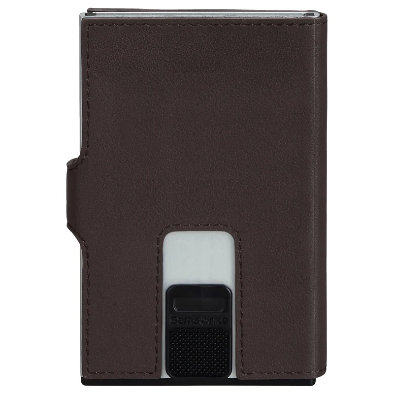Samsonite Alu Fit 202 - Tarjetero 8cc 10.2 cm RFID (dark brown)