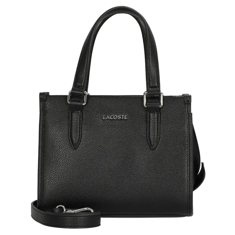 Lacoste Top Handle Bag - Bolso de mano 22 cm (noir)