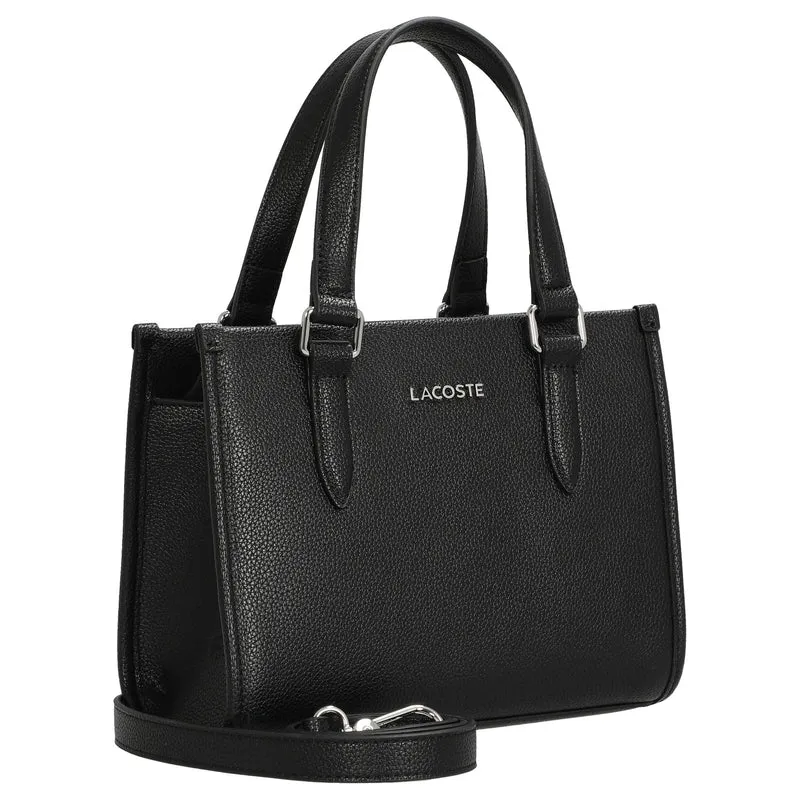 Lacoste Top Handle Bag - Bolso de mano 22 cm (noir)