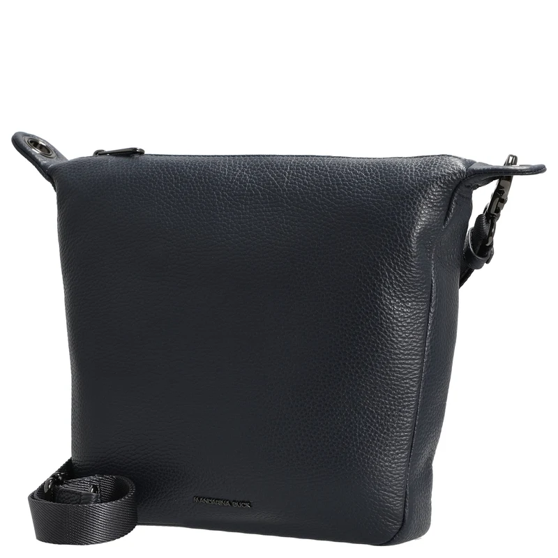 Mandarina Duck Mellow Leather - Bolso de hombro 28 cm (dress blue)