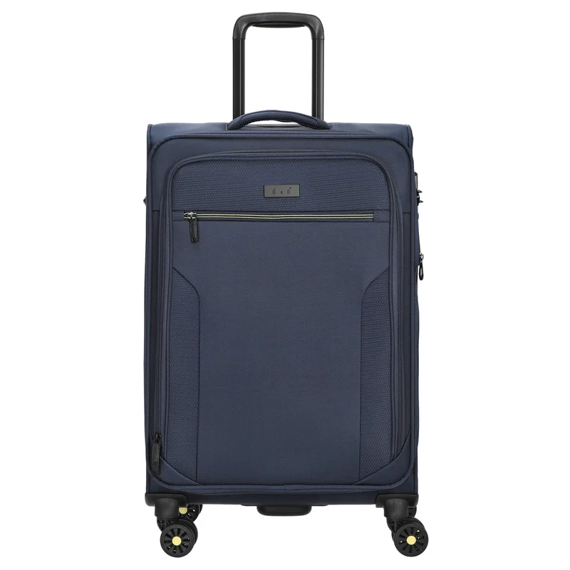 D&N Travel Line 9704 - Trolley de 4 ruedas M 68 cm expandible (dark blue)