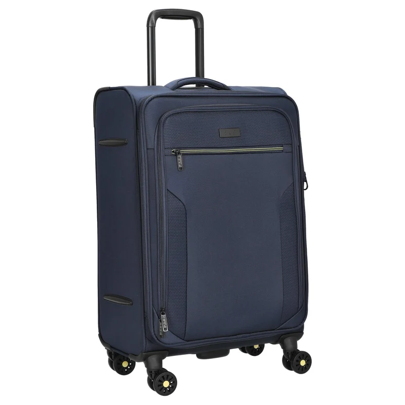 D&N Travel Line 9704 - Trolley de 4 ruedas M 68 cm expandible (dark blue)