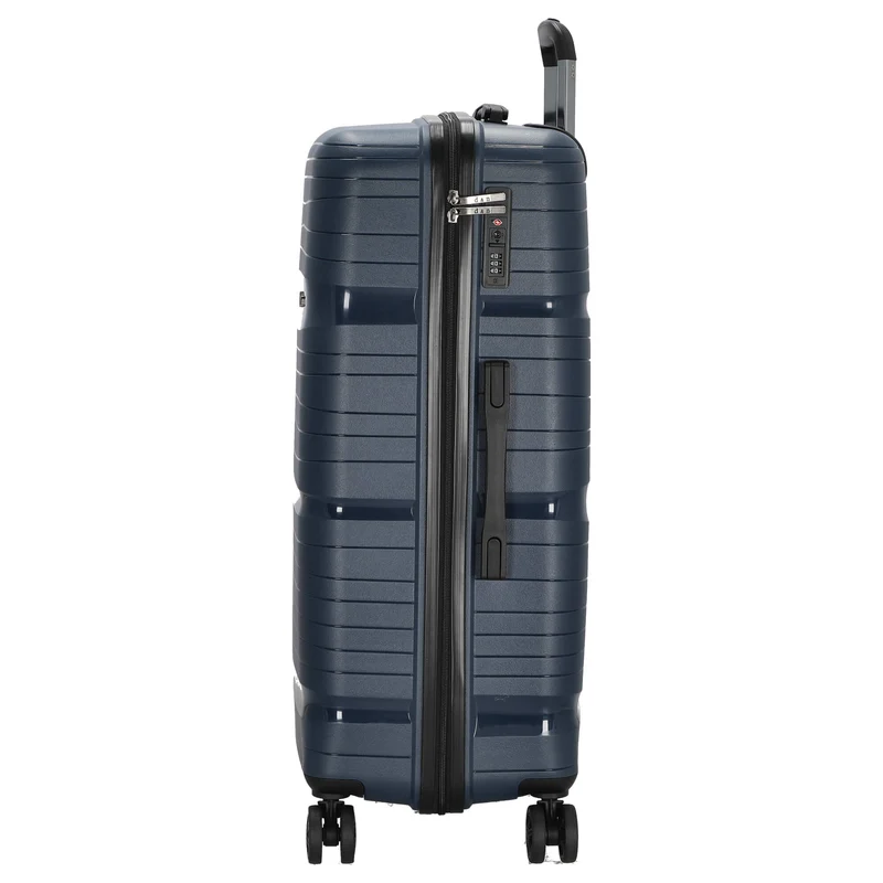 D&N Travel Line 4300 - Juego de maletas 3 piezas (azul oscuro)