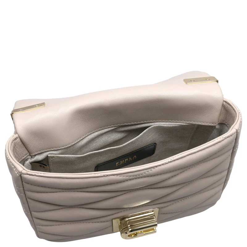 Furla 1927 S Crossbody 22 - Bolso de hombro 21.5 cm (color: vainilla)