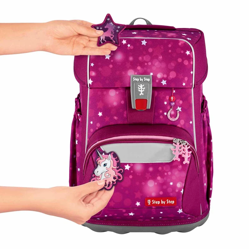 Step by Step Giant - Set de mochila escolar 5 piezas (Sweet Unicorn Nuala)