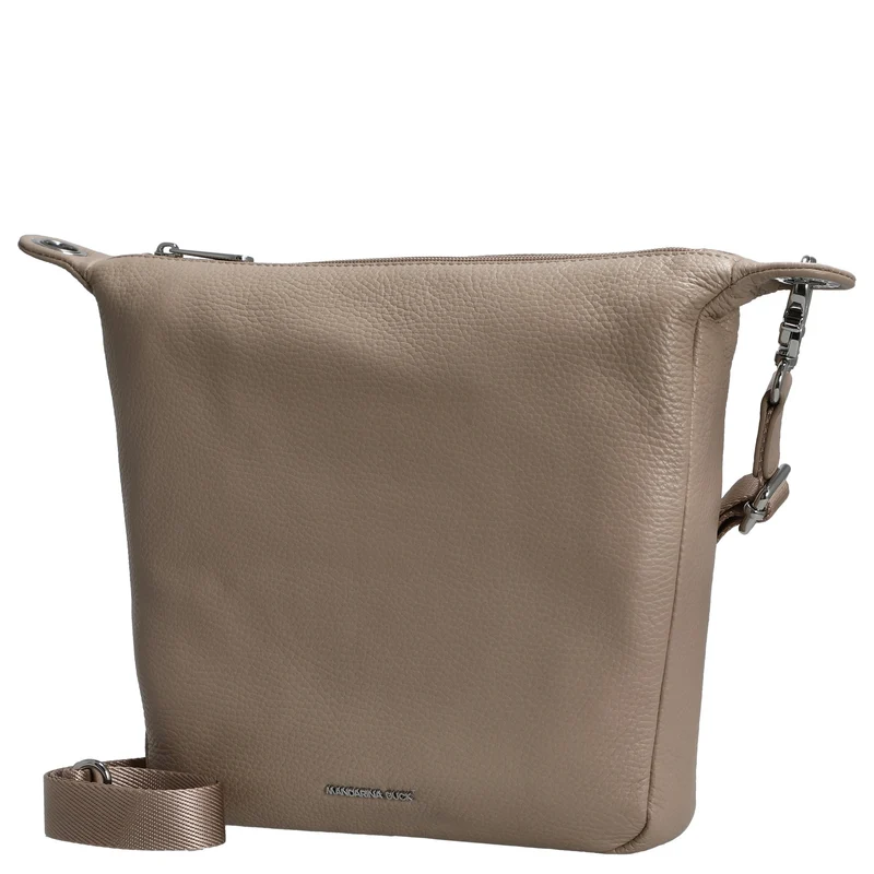Mandarina Duck Mellow Leather - Bolso de hombro 28 cm (warm taupe)