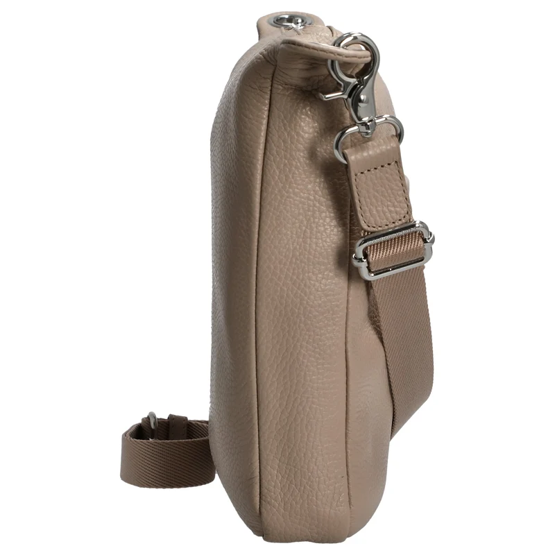 Mandarina Duck Mellow Leather - Bolso de hombro 28 cm (warm taupe)