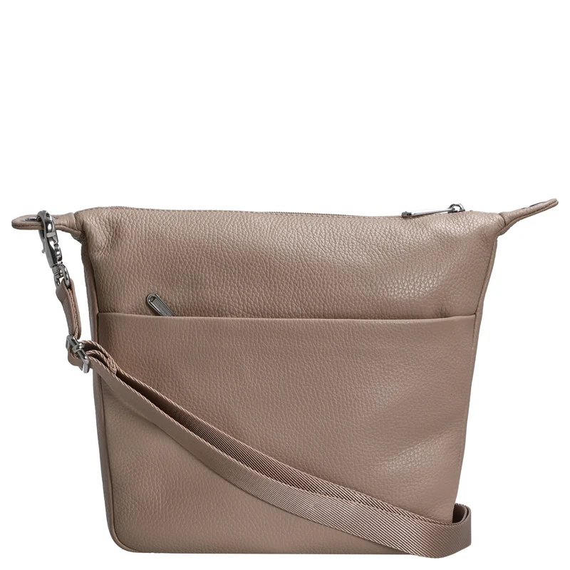 Mandarina Duck Mellow Leather - Bolso de hombro 28 cm (warm taupe)