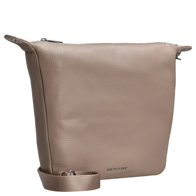 Mandarina Duck Mellow Leather - Bolso de hombro 28 cm (warm taupe)