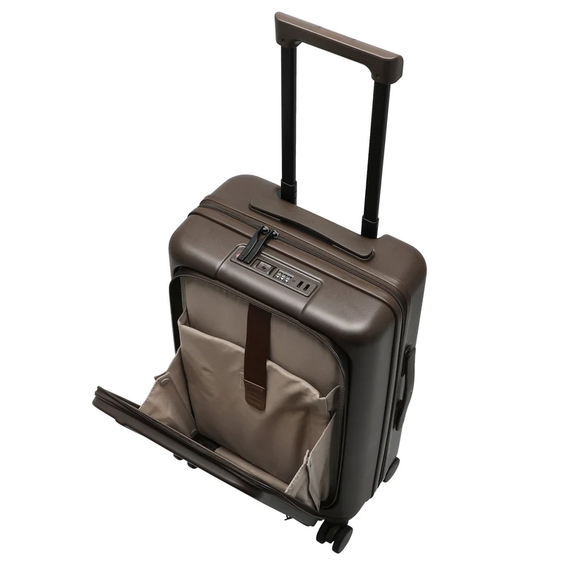 NINETYGO Coffee Jorney - Trolley de cabina con 4 ruedas S 55 cm (americano)