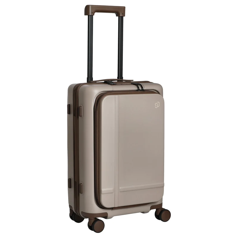 NINETYGO Coffee Jorney - Trolley de cabina con 4 ruedas S 55 cm (flat white)