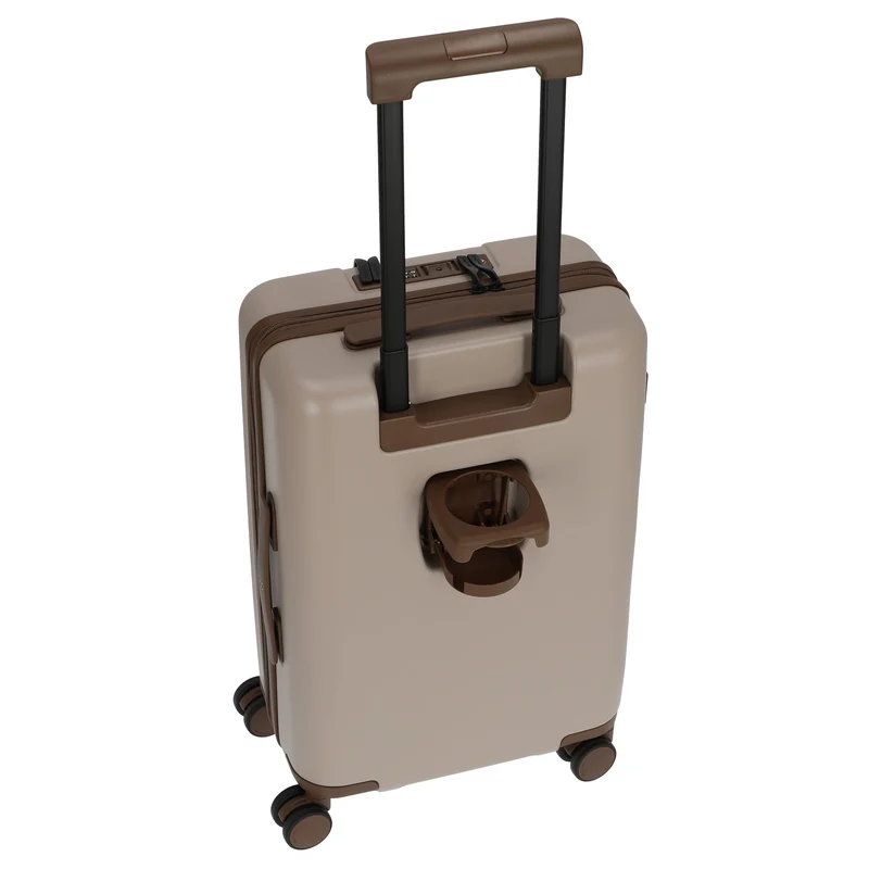 NINETYGO Coffee Jorney - Trolley de cabina con 4 ruedas S 55 cm (flat white)