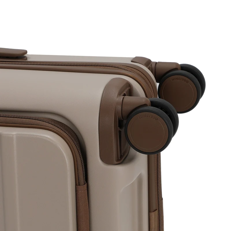NINETYGO Coffee Jorney - Trolley de cabina con 4 ruedas S 55 cm (flat white)