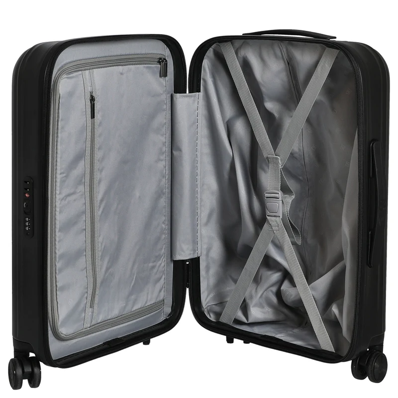NINETYGO Elbe - Trolley de cabina con 4 ruedas S 55 cm (schwarz)