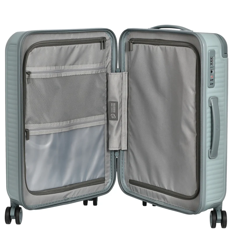 NINETYGO Nulife - Trolley de cabina con 4 ruedas S 55 cm (grün)