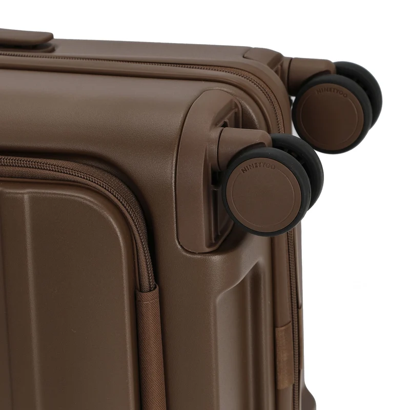 NINETYGO Coffee Jorney - Trolley de cabina con 4 ruedas S 55 cm (latte)