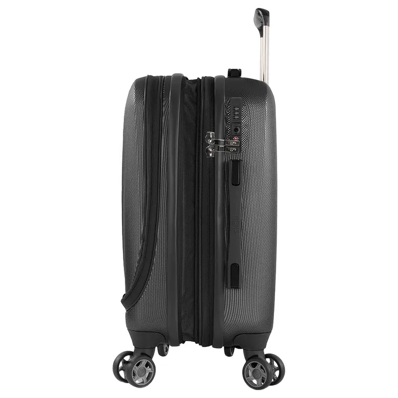 Heys Vantage Smart Access - Trolley de cabina S de 4 ruedas 15.6" 53 cm expandible (black)