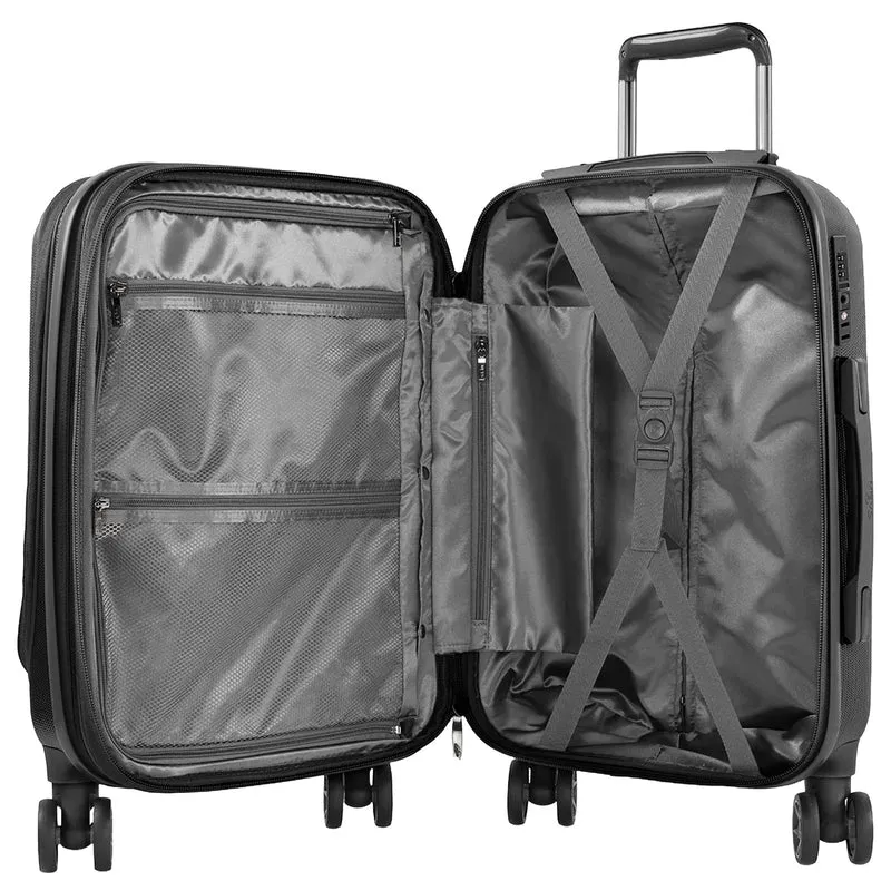 Heys Vantage Smart Access - Trolley de cabina S de 4 ruedas 15.6" 53 cm expandible (black)