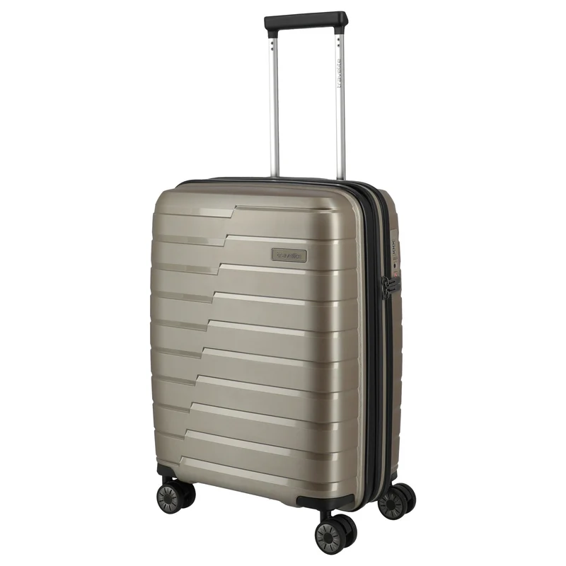 Travelite Air Base - Trolley de cabina S 4 ruedas 55 cm expandible (champagner)