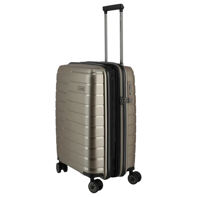 Travelite Air Base - Trolley de cabina S 4 ruedas 55 cm expandible (champagner)