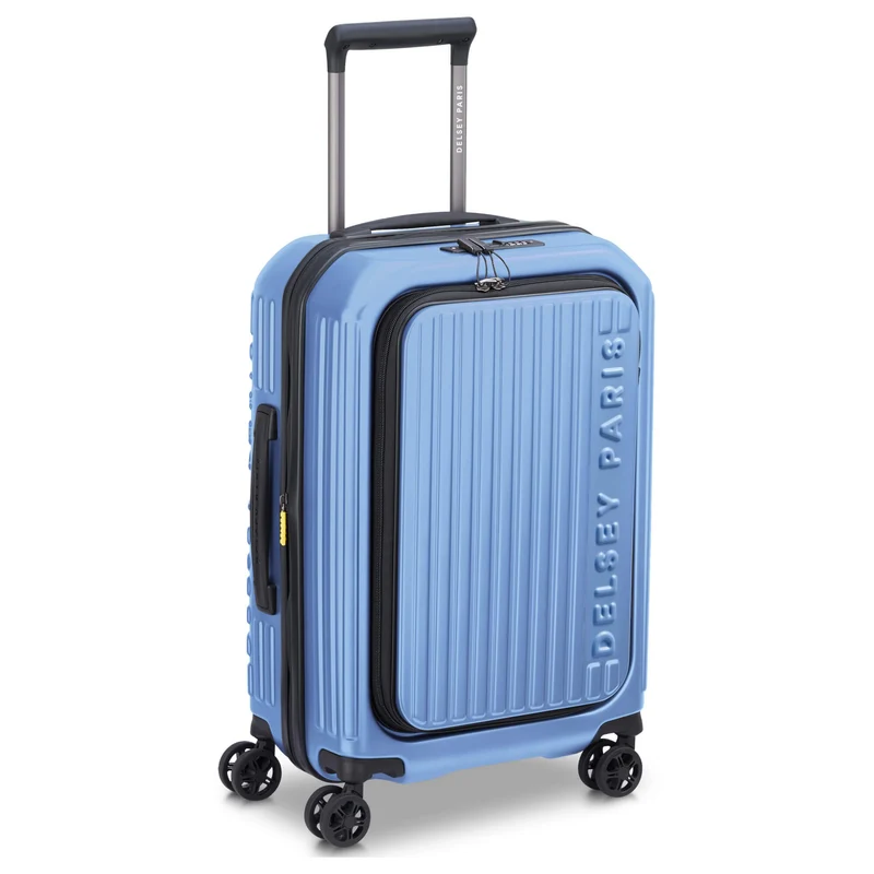Delsey Paris Securitime - Trolley de cabina S 4 ruedas 55 cm expandible (lavendelblau)