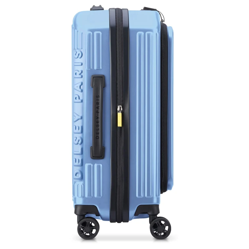 Delsey Paris Securitime - Trolley de cabina S 4 ruedas 55 cm expandible (lavendelblau)