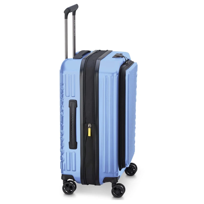 Delsey Paris Securitime - Trolley de cabina S 4 ruedas 55 cm expandible (lavendelblau)