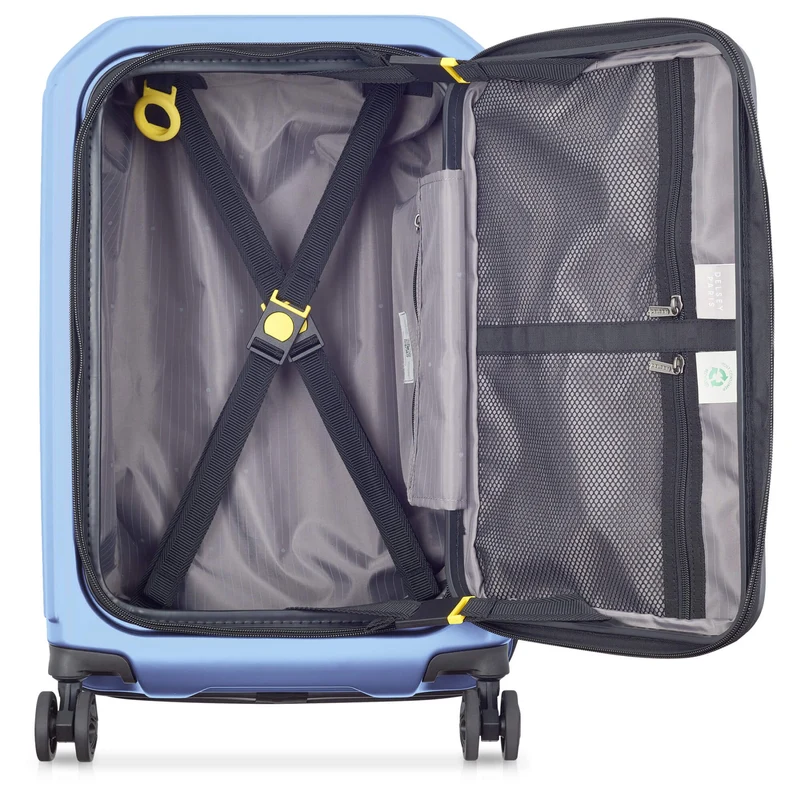 Delsey Paris Securitime - Trolley de cabina S 4 ruedas 55 cm expandible (lavendelblau)
