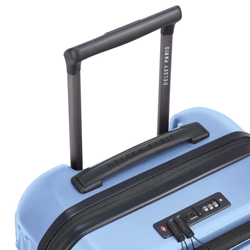 Delsey Paris Securitime - Trolley de cabina S 4 ruedas 55 cm expandible (lavendelblau)