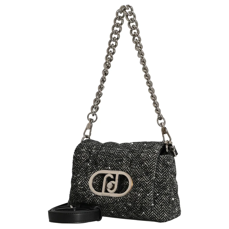 Liu Jo Lapuffy - Bolso bandolera 19 cm (nero)