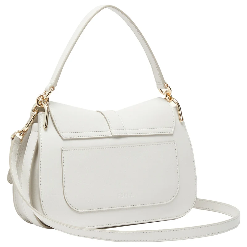 Furla Flow M - Bolso de hombro 26 cm (color: marshmallow)