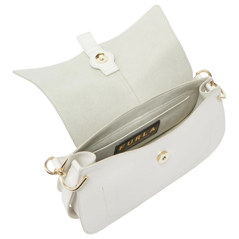 Furla Flow M - Bolso de hombro 26 cm (color: marshmallow)