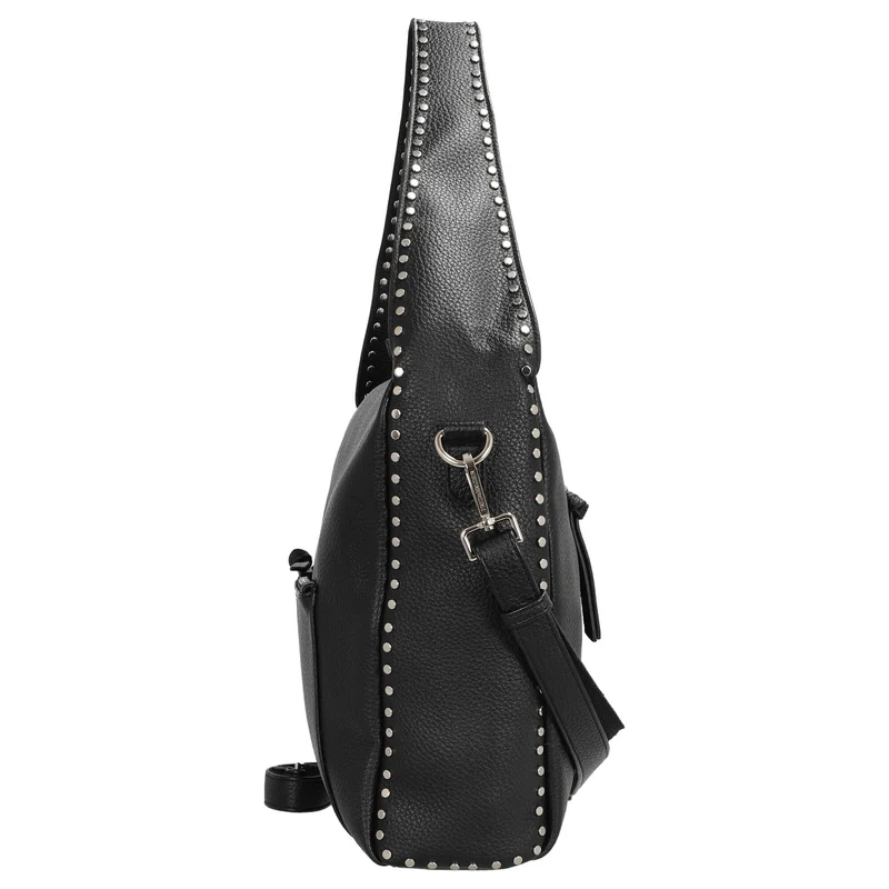FREDsBRUDER Feel Wild Hobo - Bandolera 40 cm (negro)