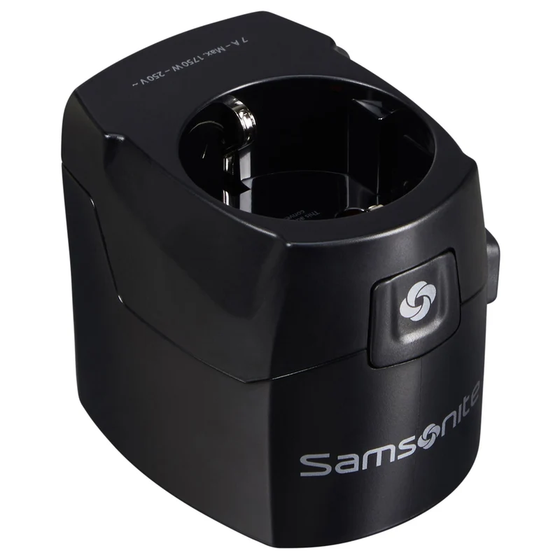 Samsonite World Adaptor Pro - Adaptador de viaje (black)