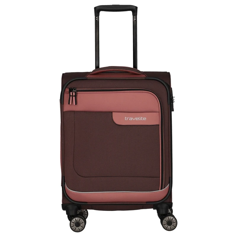 Travelite Viia - Trolley de cabina con 4 ruedas S 55 cm (Frühlingsrose)
