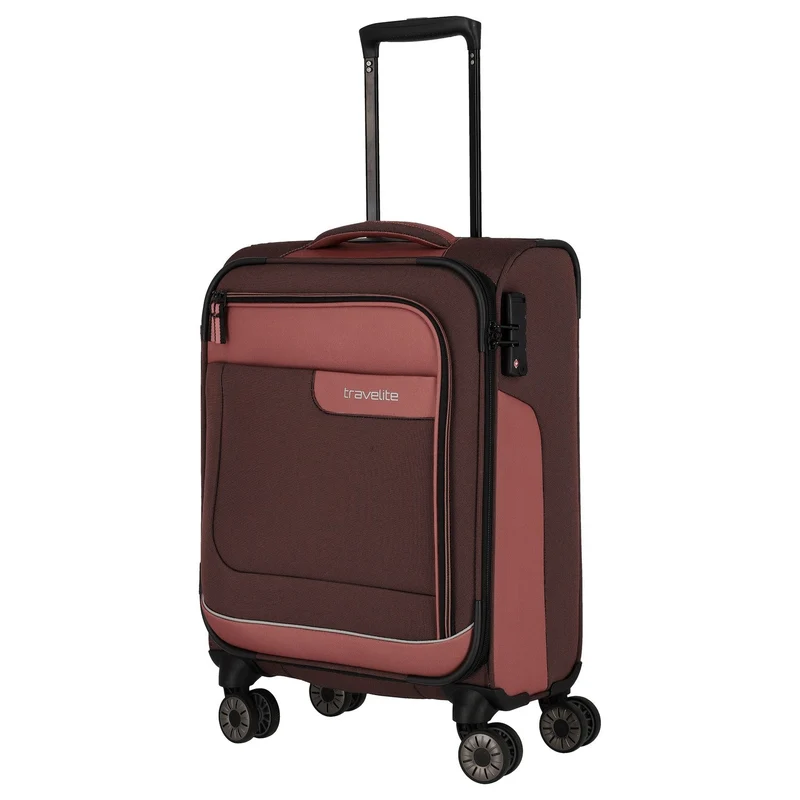 Travelite Viia - Trolley de cabina con 4 ruedas S 55 cm (Frühlingsrose)
