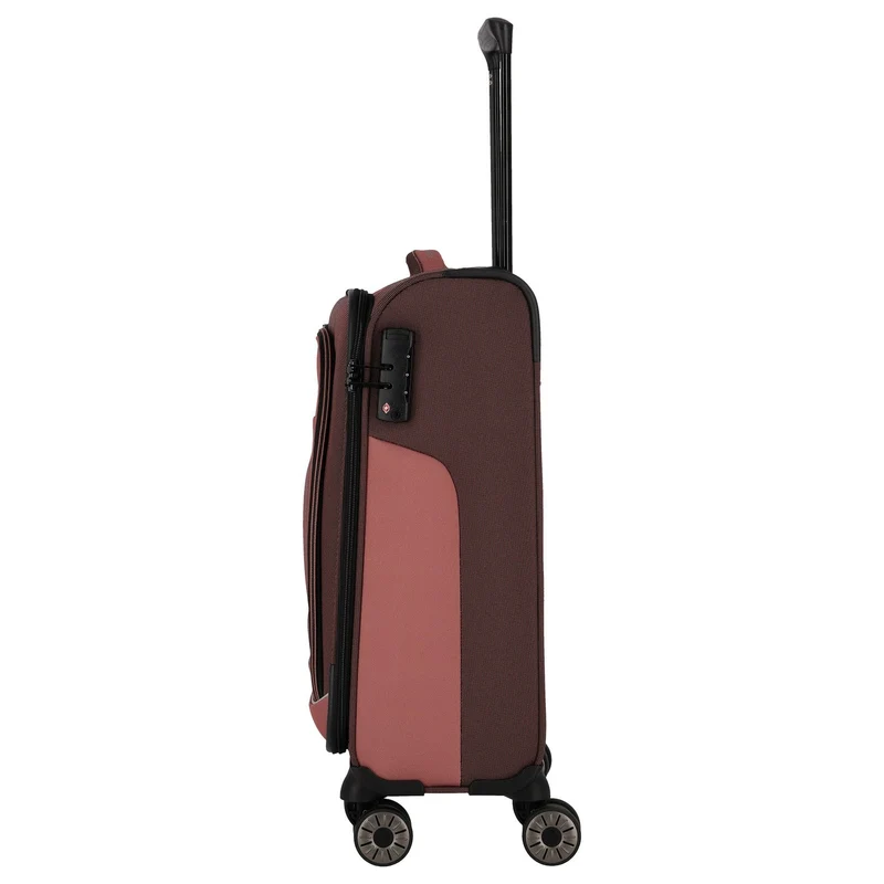 Travelite Viia - Trolley de cabina con 4 ruedas S 55 cm (Frühlingsrose)